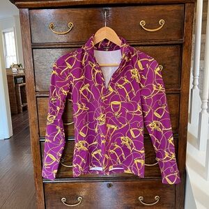 J. McLaughlin Catalina Cloth Bedford Top Size XS